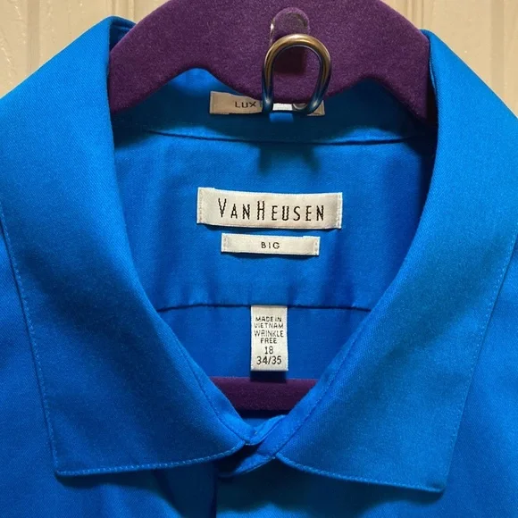 Van Heusen BIG Lux Sateen SZ 18 34/35 - Picture 2 of 8